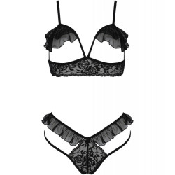 Passion - Ensemble Dolly Deux Pièces Noir S/M
